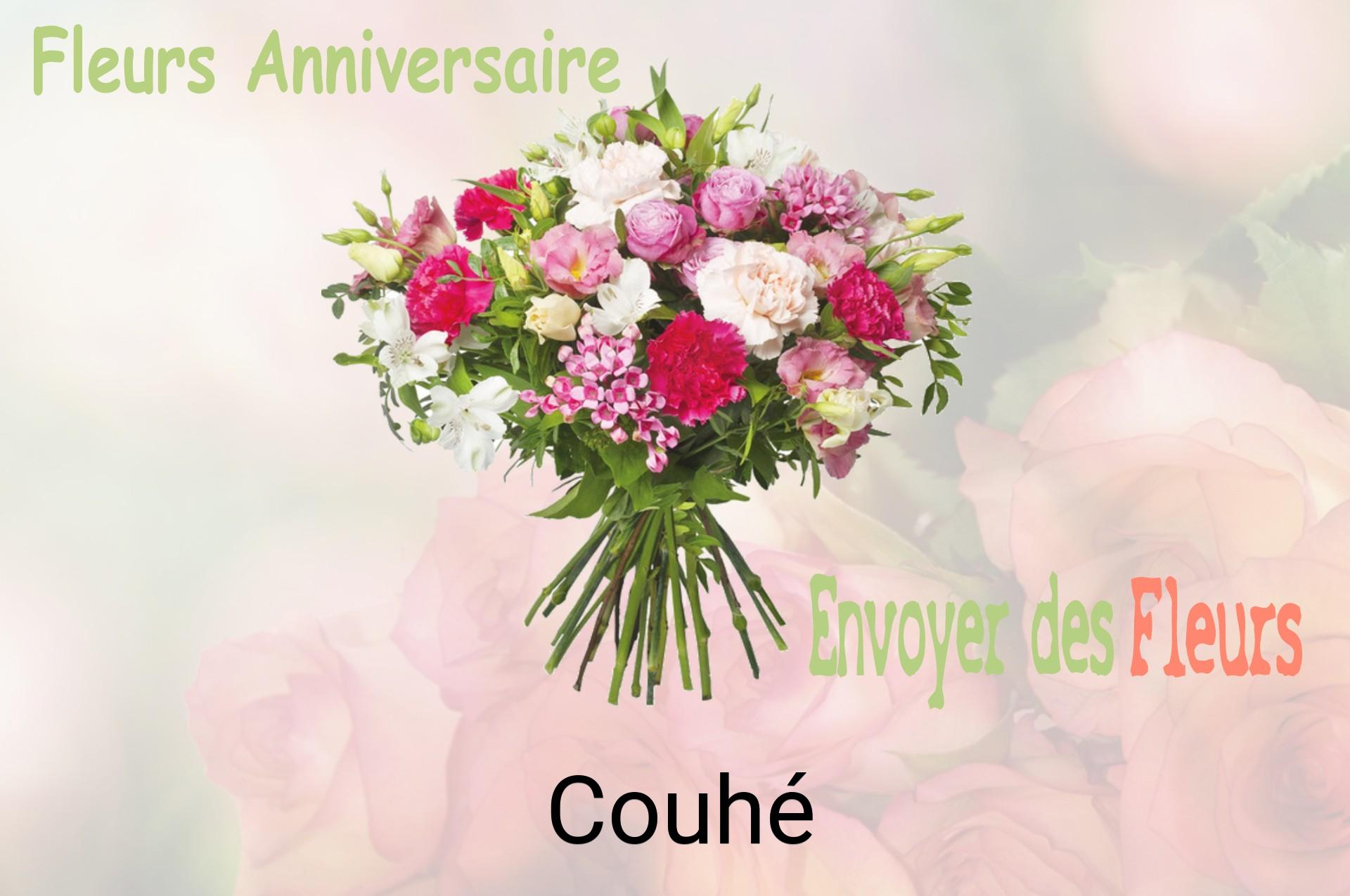 Bouquet de fleurs d’anniversaire livré à Couhé